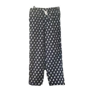 Disney Parks Men’s Lounge Pajama Pants Blue Elastic Waist and Tie Size Medium